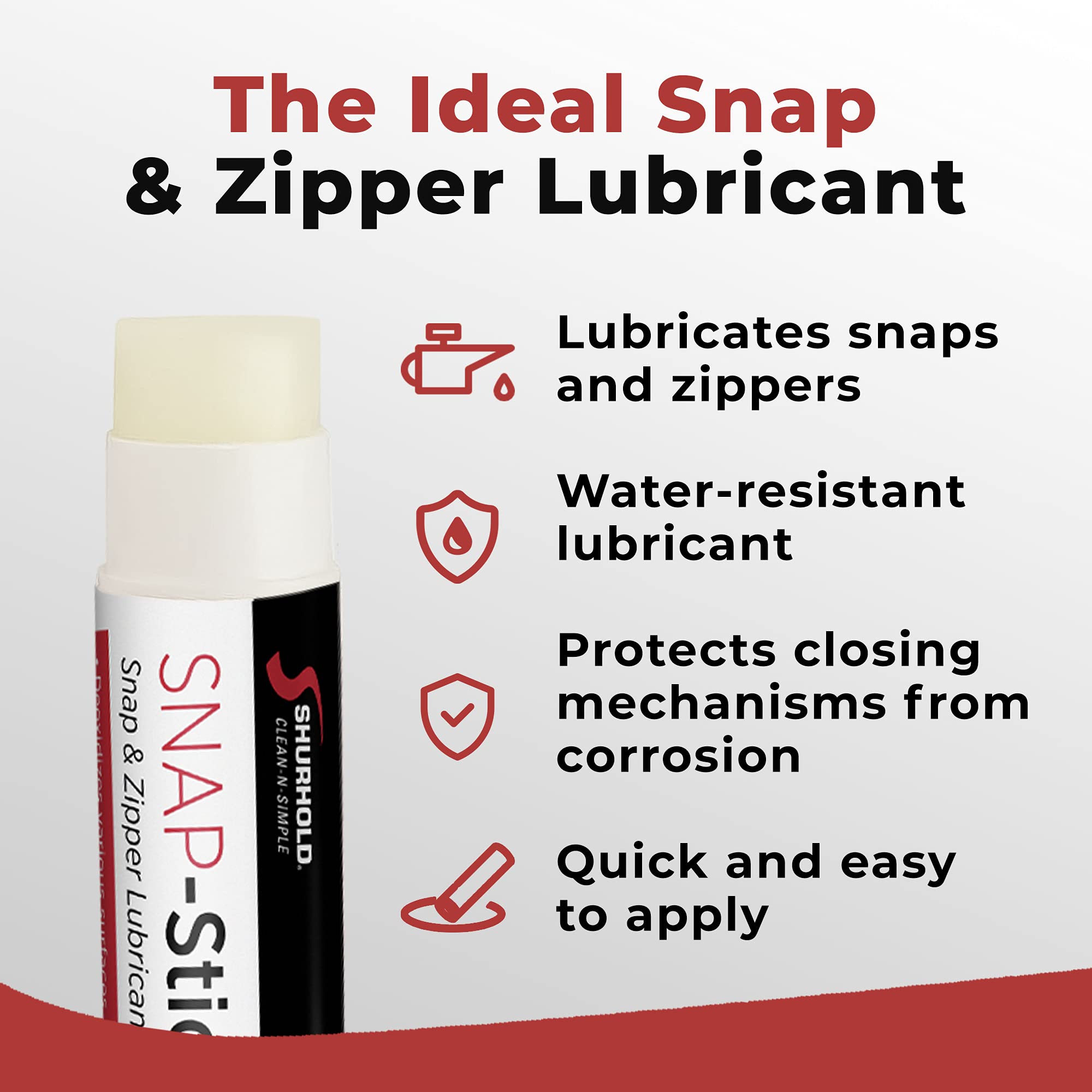 Snap Stick Shurhold Snap & Zipper Lubricant
