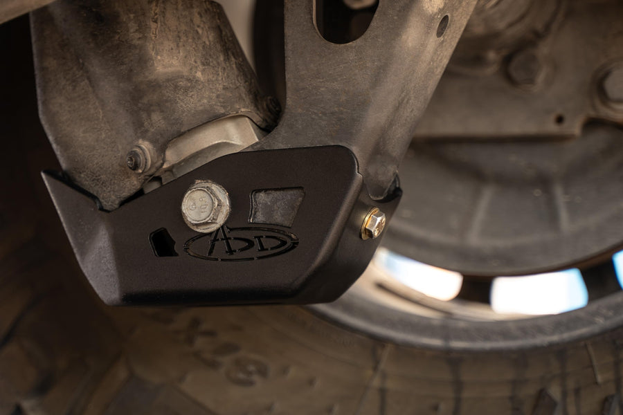 ADD Rear Offroad Shock Guard Skid Plates for The 2021+ Ram 1500 TRX | Sold as a Pair | Protects Lower Shock Mount & Bolt | Made in The USA | 3/16" Steel
