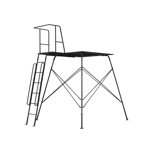 CAGE™ 8' Tower Permanent Hub Blinds, Hunting Tower, 66" x 66" Platform, 800 lb. Capacity, Easy To Assemble, Heavy-Duty Steel Mesh, 66" x 66". CTR3008