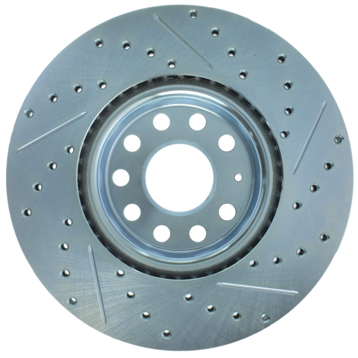 Select Sport StopTech 227.33098R Front Right Drilled/Slotted Disc Brake Rotor - Fits Audi, Seat, Volkswagen Vehicles
