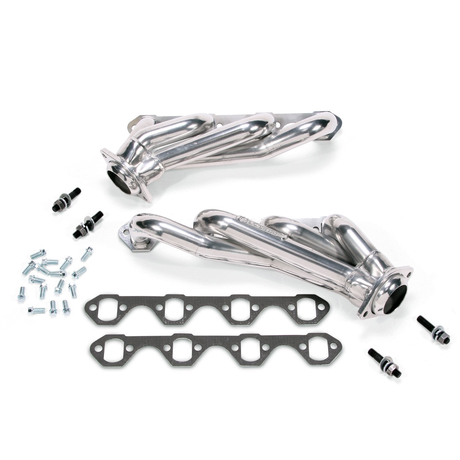 1-5/8" BBK Shorty Tuned Length Performance Exhaust Headers for Ford Mustang 5.0L - Polished Silver Ceramic Finish