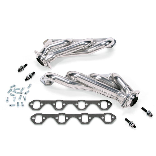 1-5/8" BBK Shorty Tuned Length Performance Exhaust Headers for Ford Mustang 5.0L - Polished Silver Ceramic Finish