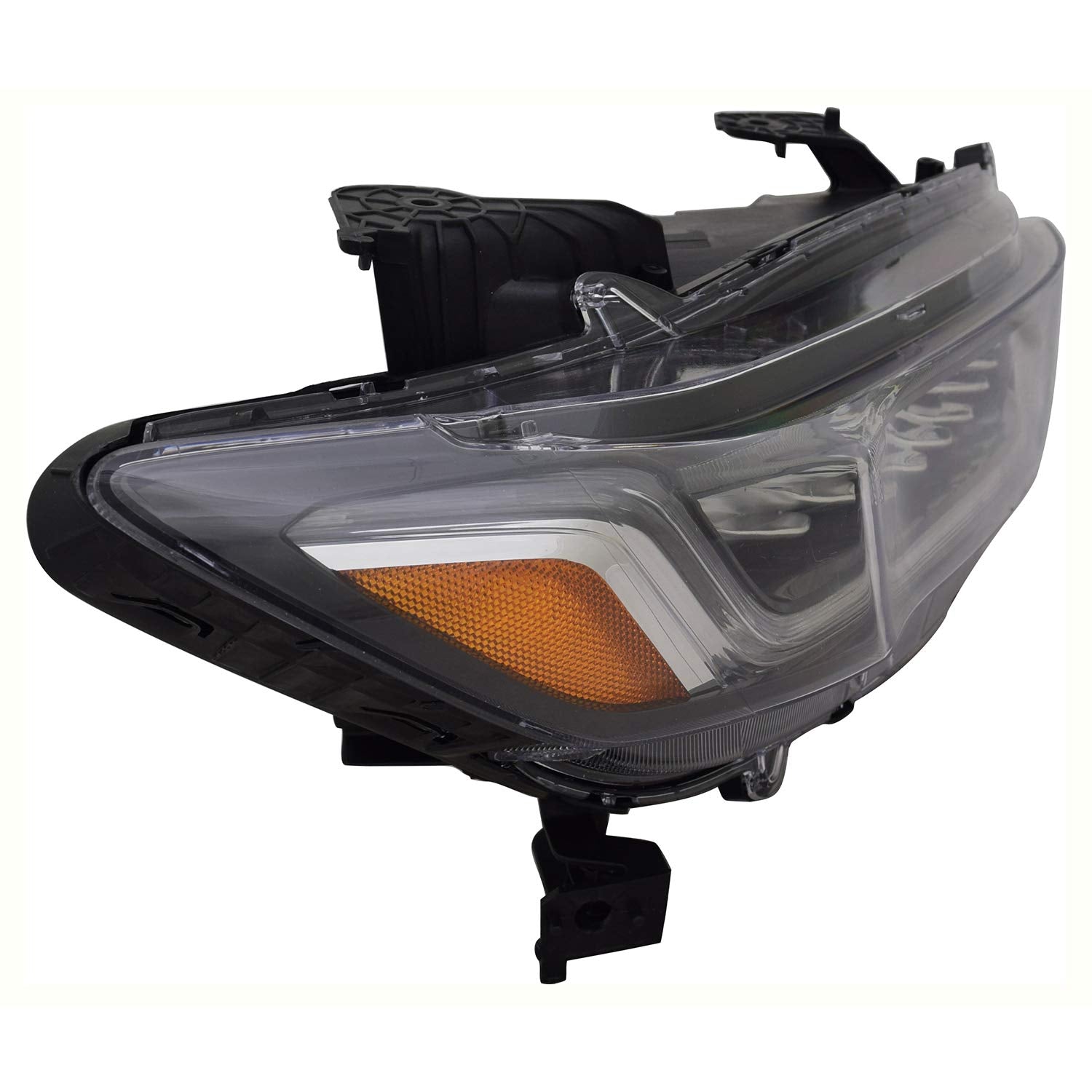 Right TYC Headlight Assembly Compatible with 2018-2020 Honda Accord