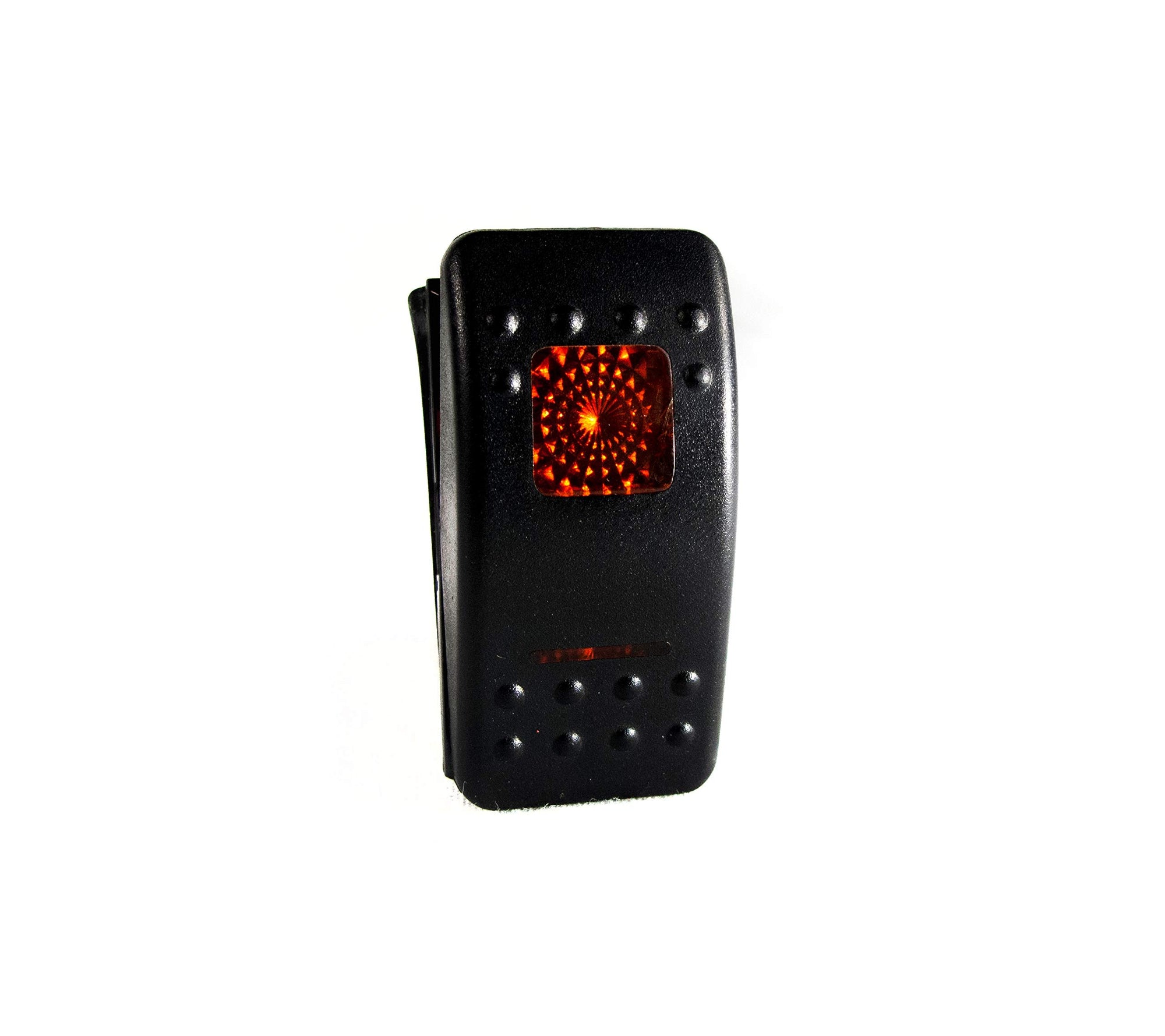 Race Sport RS-RP12VY Lighting LED Rocker 12V Switch (Yellow)