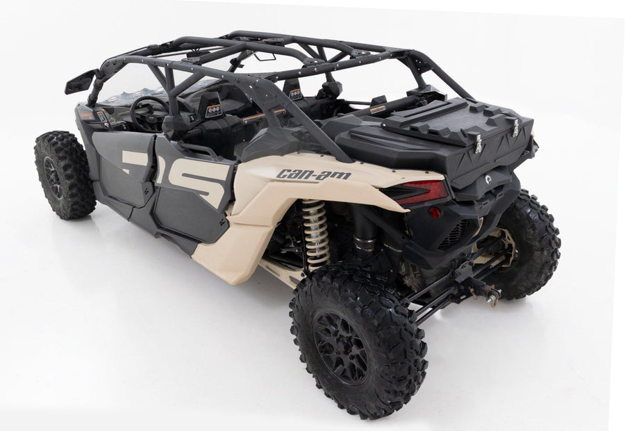Rough Country Cargo Box Rear Bed for Can-Am Maverick X3 (2 & 4-Seat Models) - 45-Gallon Storage Capacity, Watertight Seal, High-Impact UV-Resistant, Lockable Latches