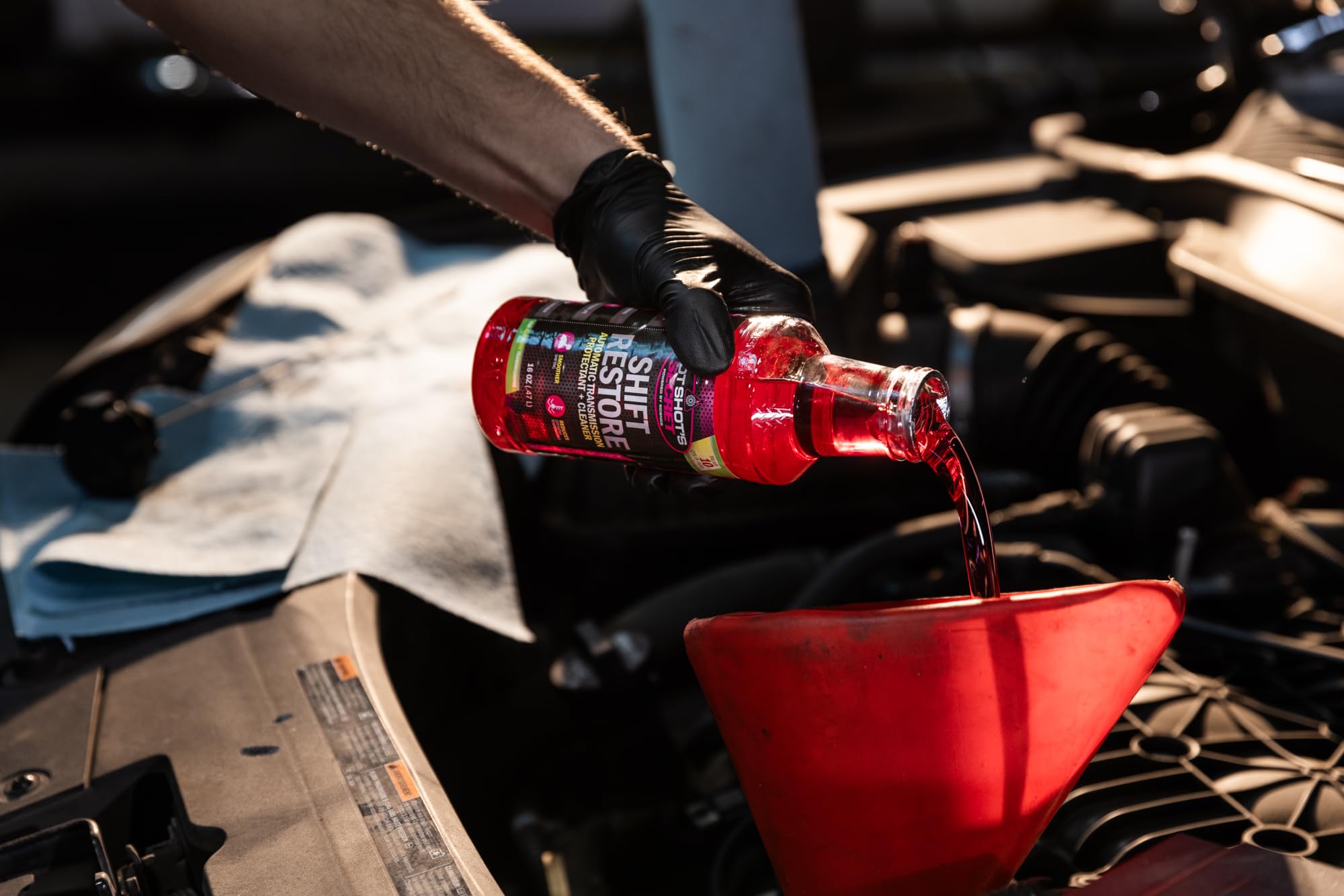 HSSTSE32Z Hot Shot's Secret Shift Restore Automatic Transmission Additive 32 Fluid Ounce Bottle