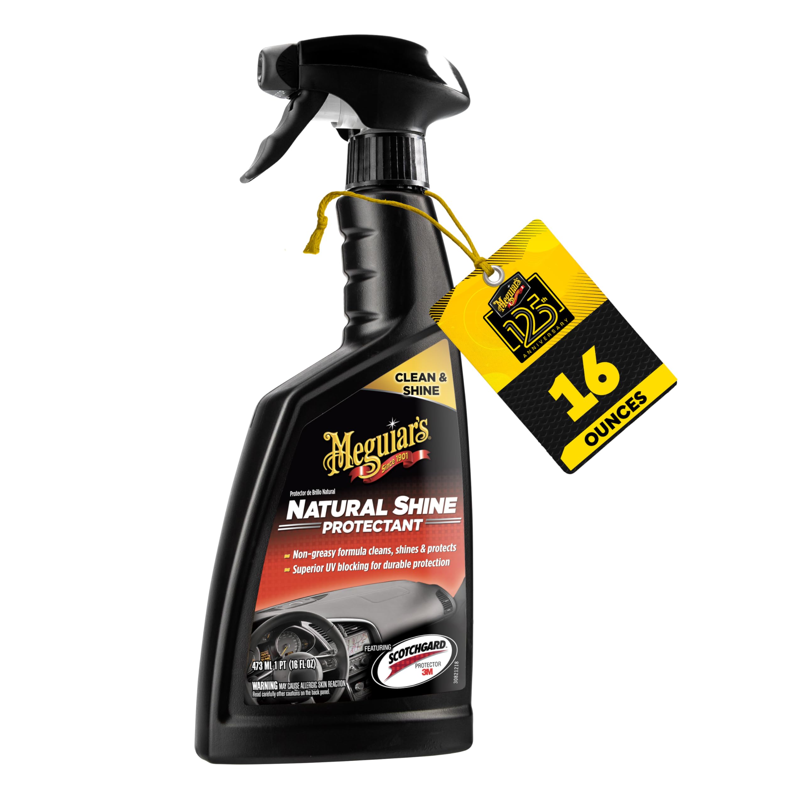 Natural Shine Meguiar's Protectant - 16 Oz Spray Bottle