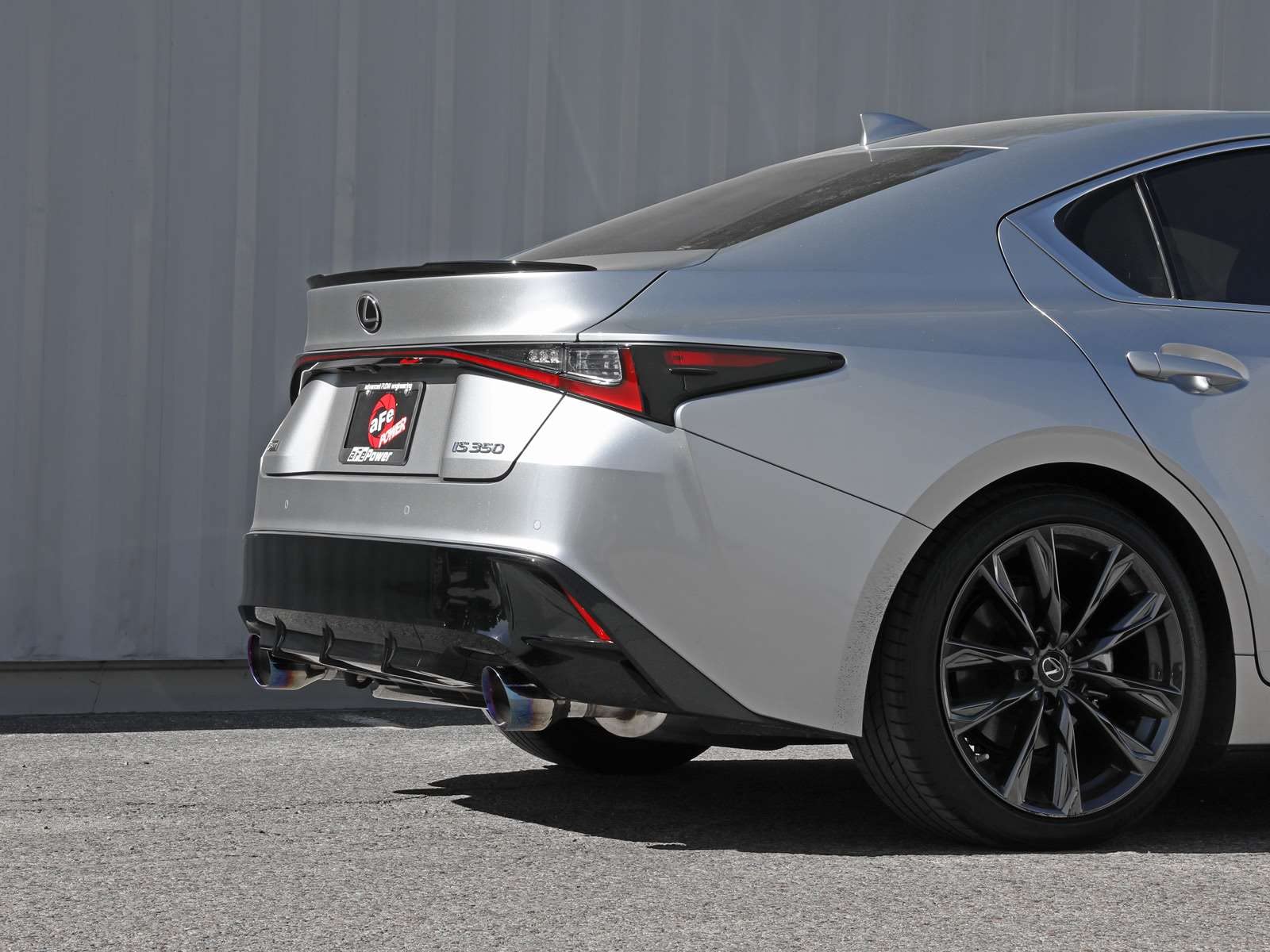 aFe Power 2-1/2 IN 304 Stainless Steel Takeda Axle-Back Exhaust System w/Blue Tip Fit Lexus IS350 14-22 V6-3.5L 49-36060-L