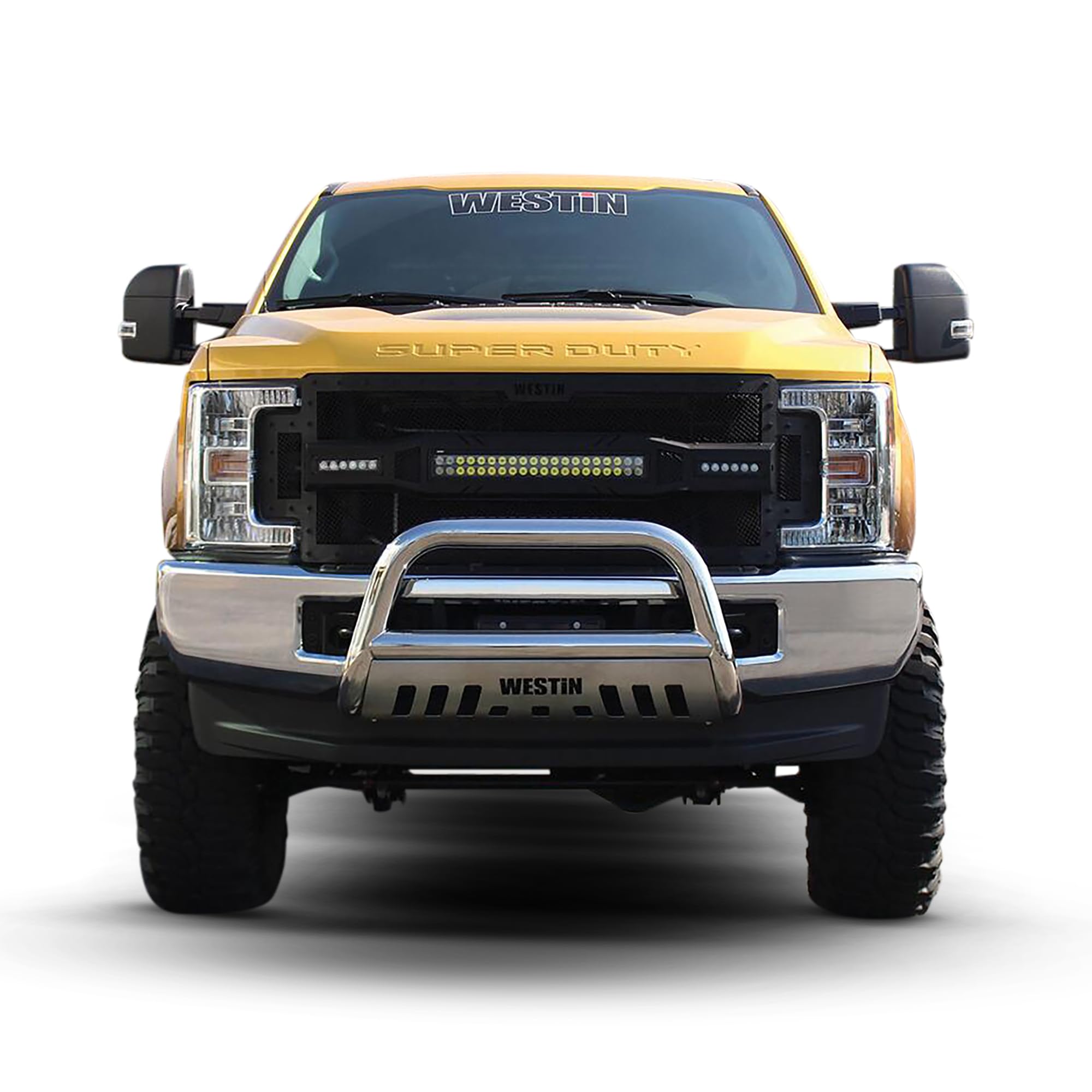 E-Series Westin Bull Bar fits 2017-2022 F250 F350 Stainless Steel
