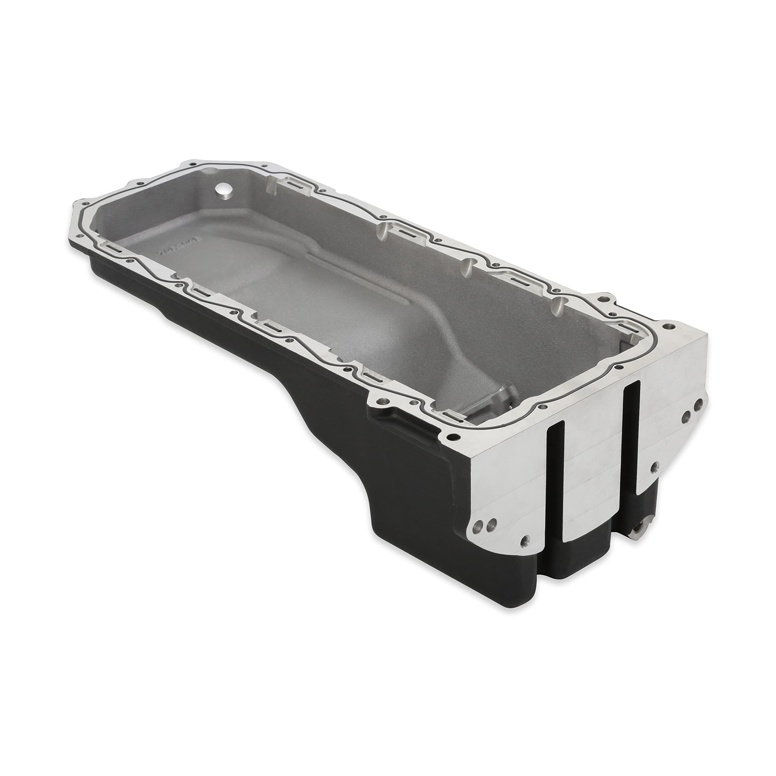 Holley Gen III Hemi 302-76BK Engine Swap Oil Pan - Rear Sump VVT - Black