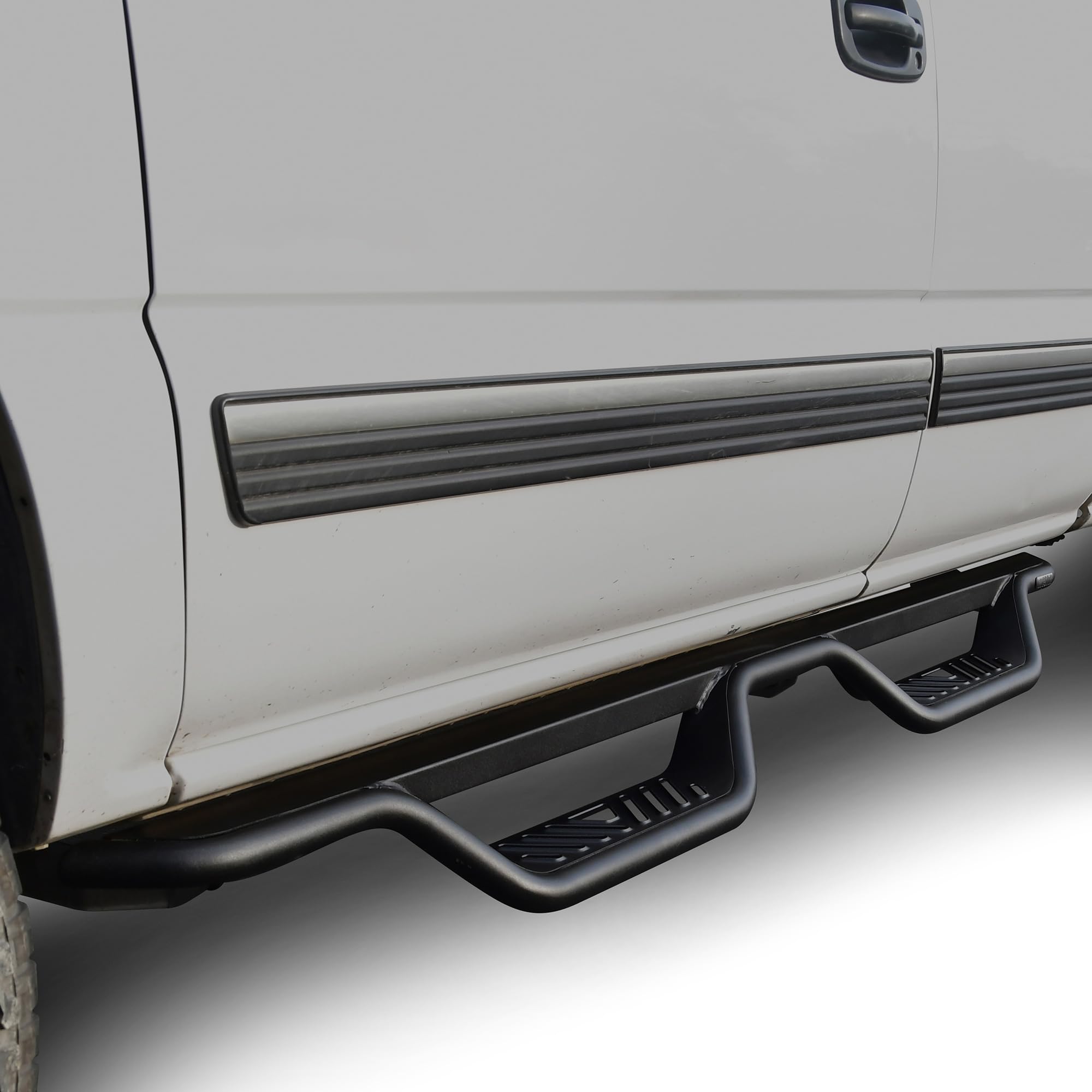 Westin Outlaw 20-11685 Drop Nerf Step Bars fits 1999-2013 Chevrolet Silverado/Sierra 1500 Ext Cab; 2001-2019 2500/3500 Extended/Double Cab