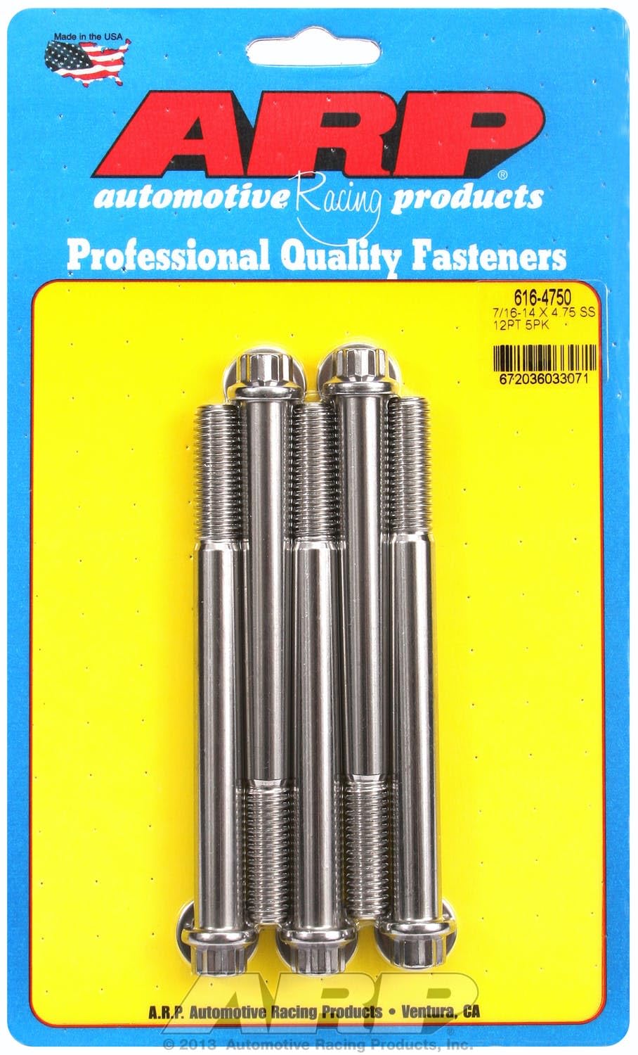 Bolt, ARP Stainless Steel (616-4750)