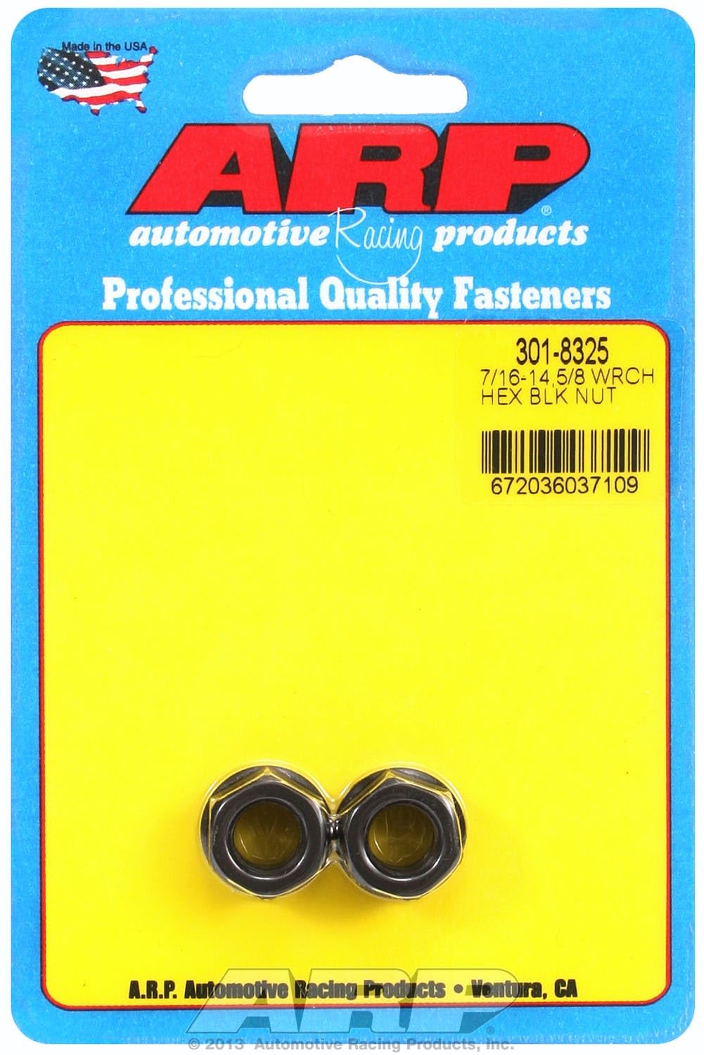 Hex Nut Kit ARP (301-8325)