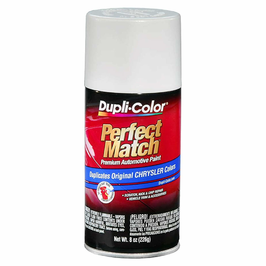 Chrysler Bright White Dupli-Color EBCC03627 Perfect Match Automotive Spray Paint – PW6/GW6/PW7/GW7 – 8 oz. Aerosol Can