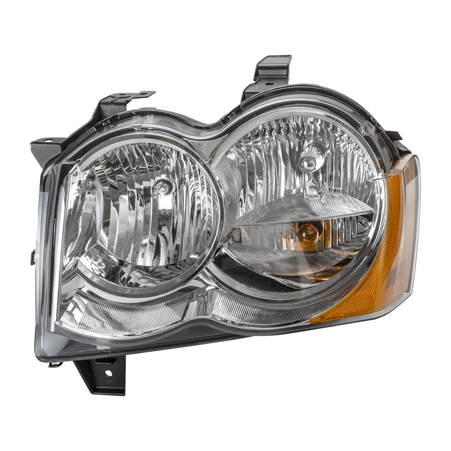 Left TYC Headlight Assembly Compatible with 2008-2010 Jeep Grand Cherokee