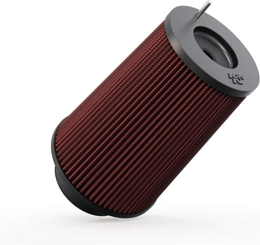 K&N Original High-Flow Lifetime Universal Clamp-On Air Filter: Performance, Premium, Washable: Flange Diameter: 4 In, Filter Height: 9.5 In, Flange Length: 1.6875 In, Shape: Round Tapered, RC-4780