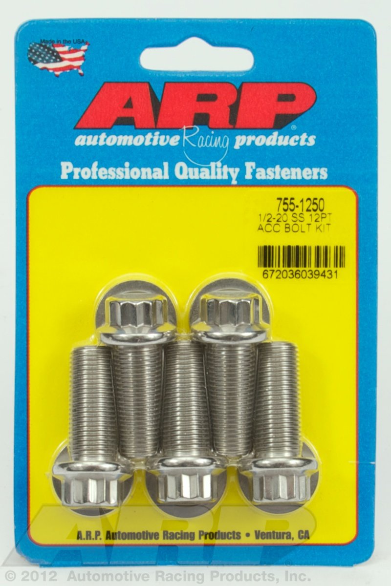 Bolt, ARP (755-1250) Stainless Steel