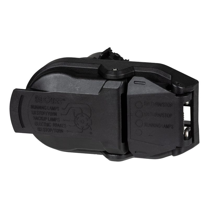 CURT 57020 Dual-Output OEM Replacement Vehicle-Side 7-Pin, 4-Pin Connectors, Plugs into Any USCAR Socket, Packaged