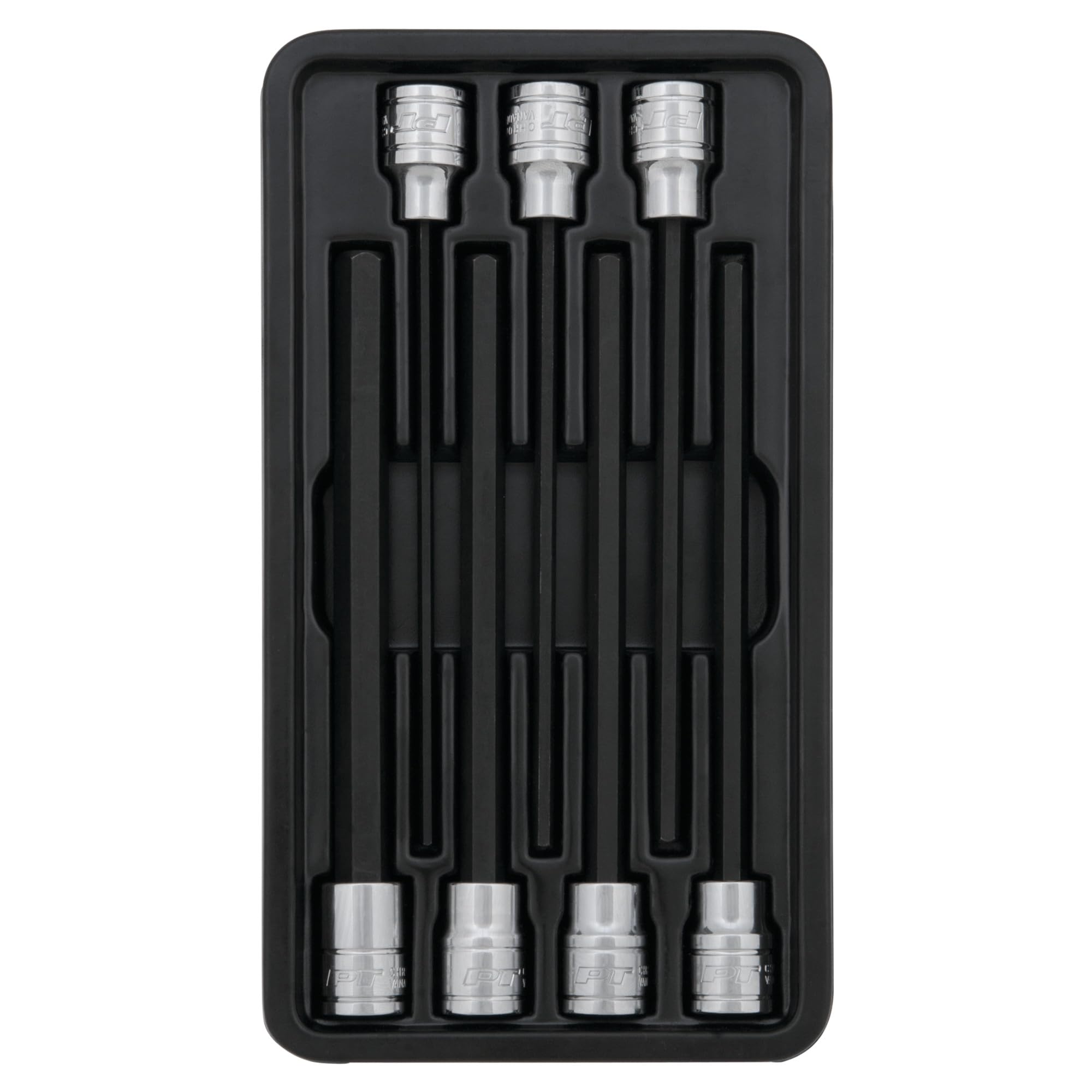 7 Piece Performance Tool W38751 Metric 3/8-Inch Drive Hex Bit Set