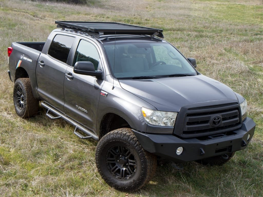 Slimline II Front Runner Roof Rack Kit/Low Profile Compatible with Toyota Tundra Crew Max (2007-2021)
