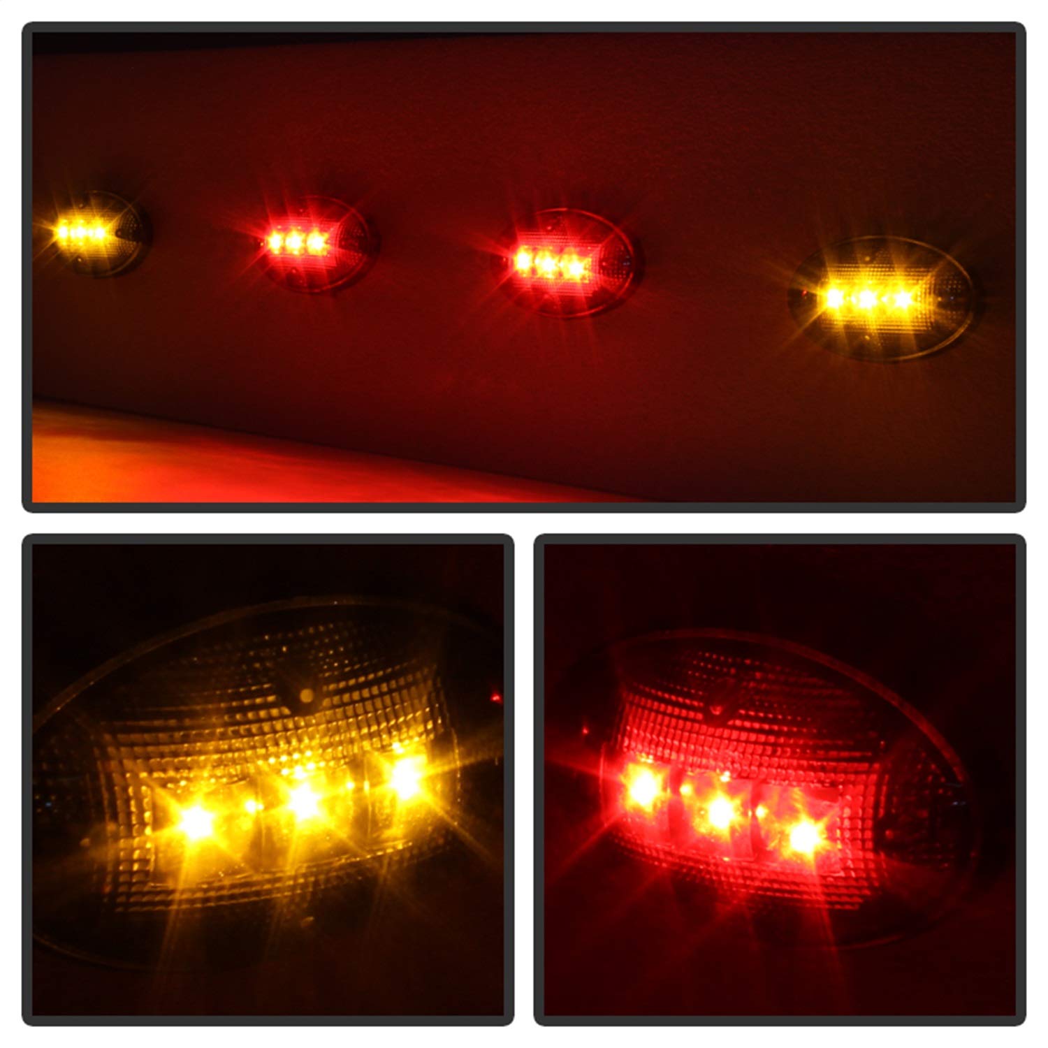 LED Side Fender Lights Spyder - (ACC-LED-FDSD99-SL-SM) Xtune