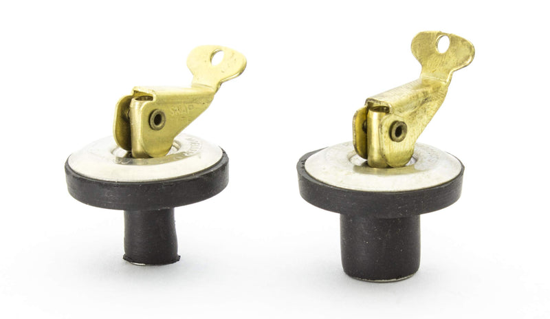 Moeller Marine Baitwell/Bailer Plugs 053075-10, 3/4" Pair, Brass
