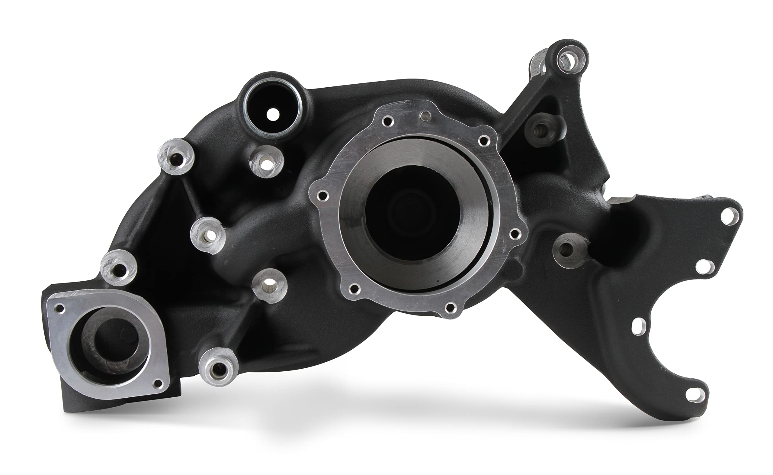 Holley Complete LS Swap Front Accessory Serpentine Drive System | Mid-Mount with Water Pump, Alternator | Gen III/IV 4.8/5.3/LS1/LS2/LS3/LS6 Black Finish 20-187BK