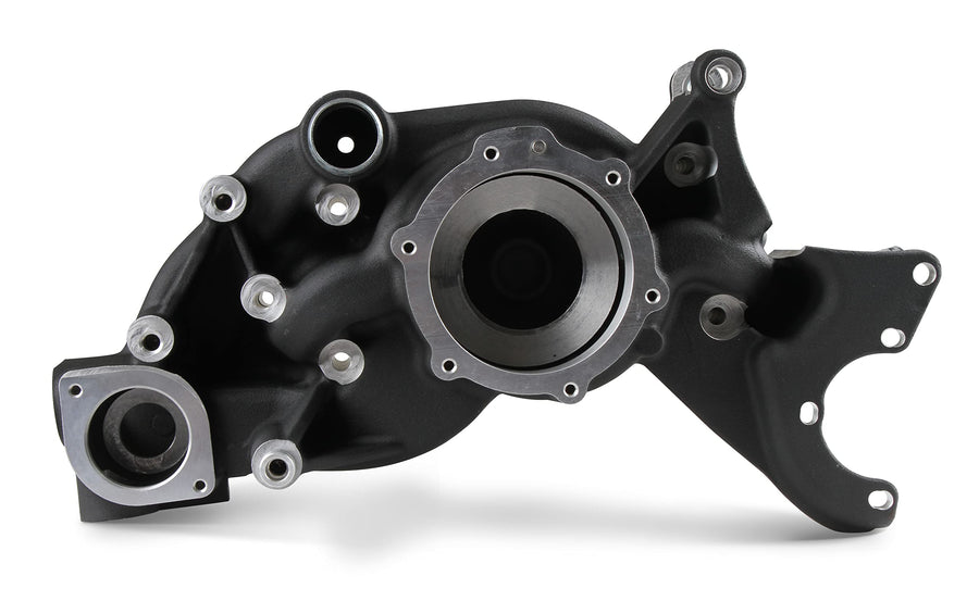 Holley Complete LS Swap Front Accessory Serpentine Drive System | Mid-Mount with Water Pump, Alternator | Gen III/IV 4.8/5.3/LS1/LS2/LS3/LS6 Black Finish 20-187BK