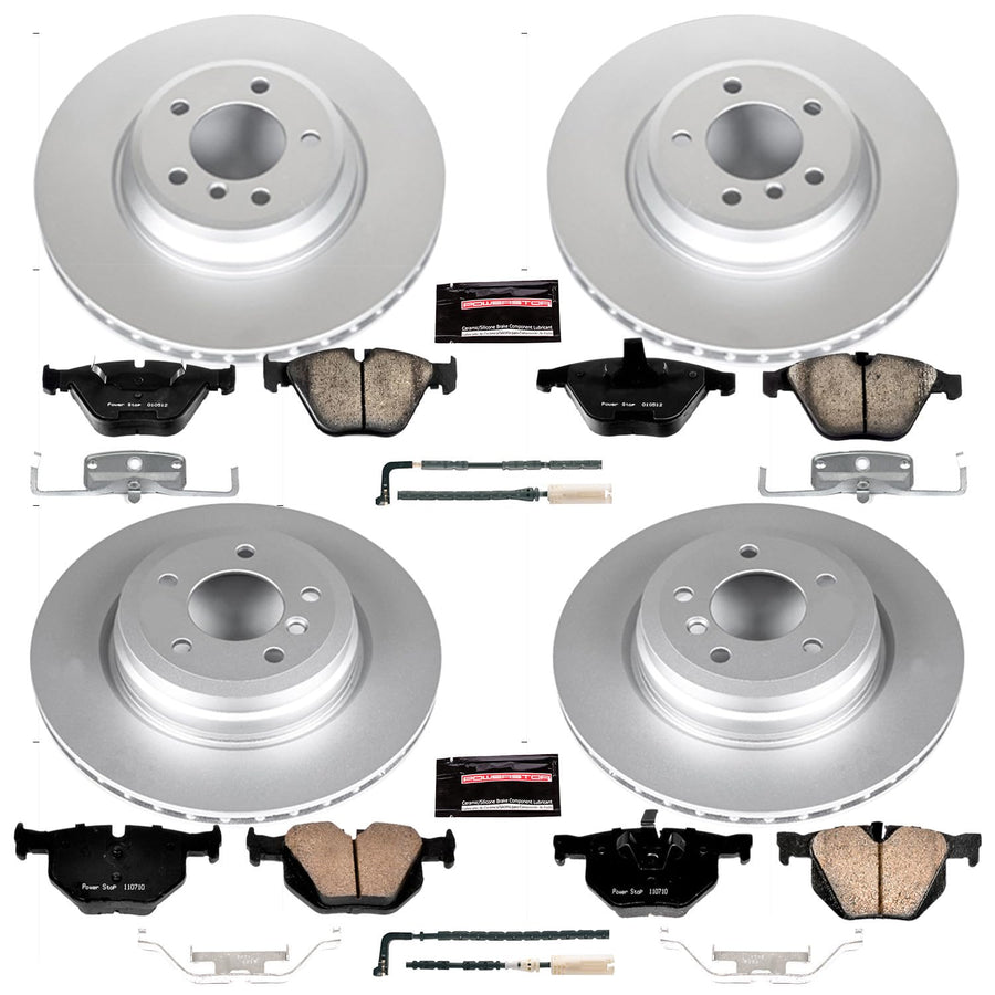 Power Stop Z23 Evolution Geomet Coated Brake Kit For BMW 335i xDrive 2009-2010, 335xi BMW 2007-2008 [Model Specific]