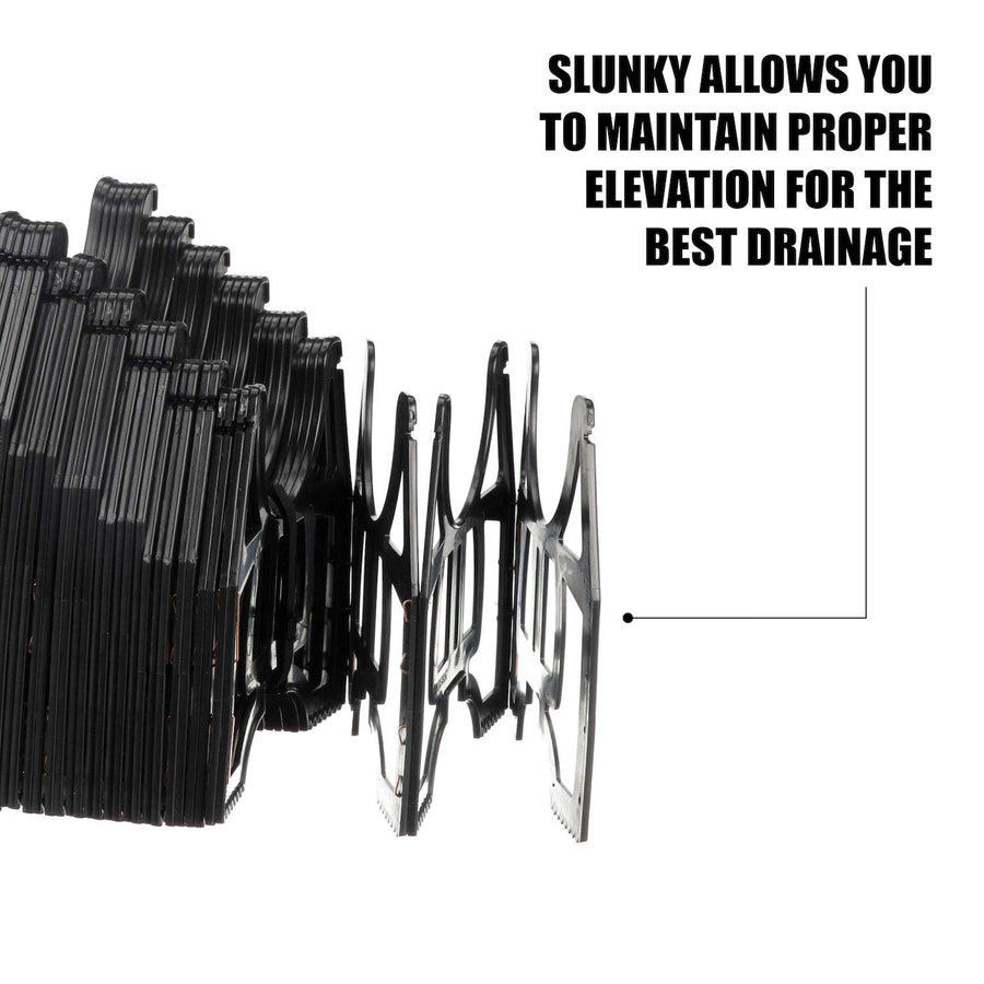 10-Foot Valterra Slunky RV Hose Support, RV Sewer Hose Holder, Black