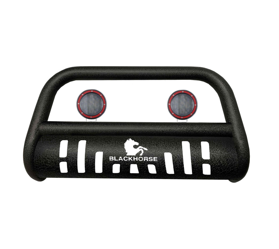 Bull Bar-T Kit Black Horse Textured Black Compatible with 2018-2024 GMC Terrain|2018-2024 Chevrolet Equinox-CBT-C292SP-PLFR