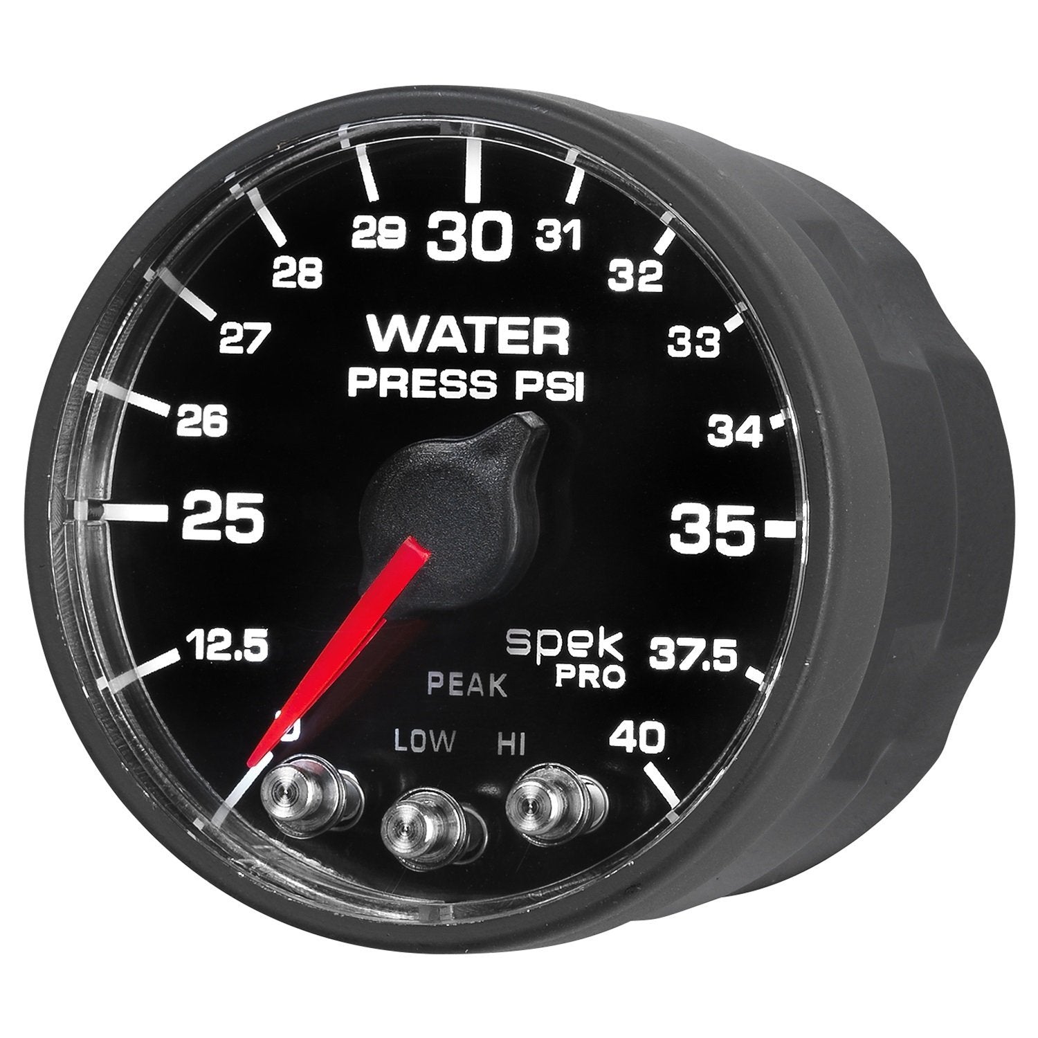 Gauge AutoMeter P551328-N1 Water Press (Spek-Pro - Nascar 2-1/16" Water Press, 0-40 Psi, BFB, Spek, Nl)