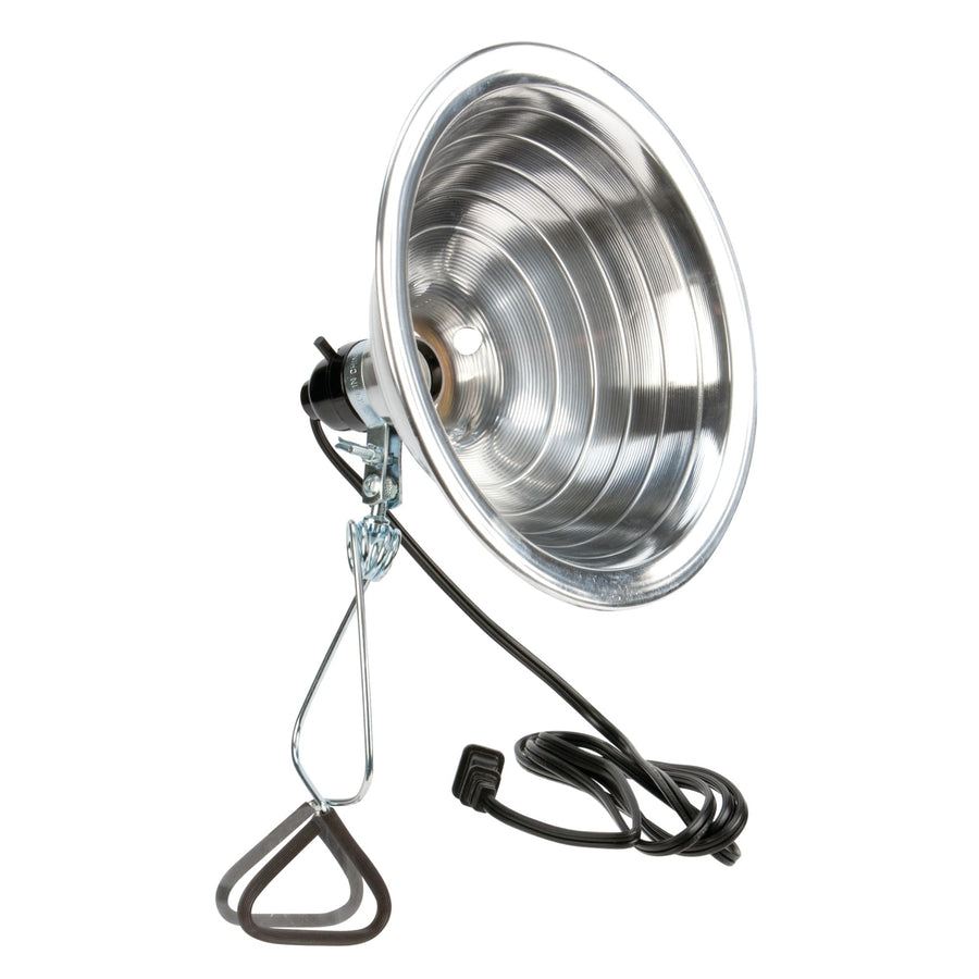 W2263 Performance Tool Aluminum Clamp 8.5-Inch Reflector,150-Watt, 18/2-Gauge 6-Foot Cord with Polarized Plug Temporary Heat Light (Bulb Not Included) for Painters, Garages, Workshops, Photography