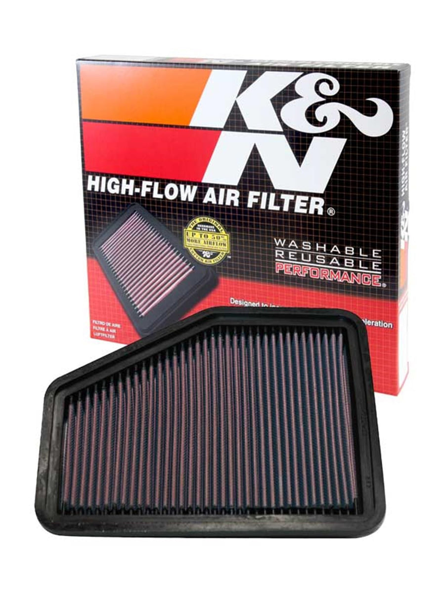 K&N High-Flow Original Engine Air Filter: Increase Power: Premium, Washable: Compatible with 2000-2015 Lexus/Toyota: GS300, GS430, SC430, Crown, Soarer, 33-2220