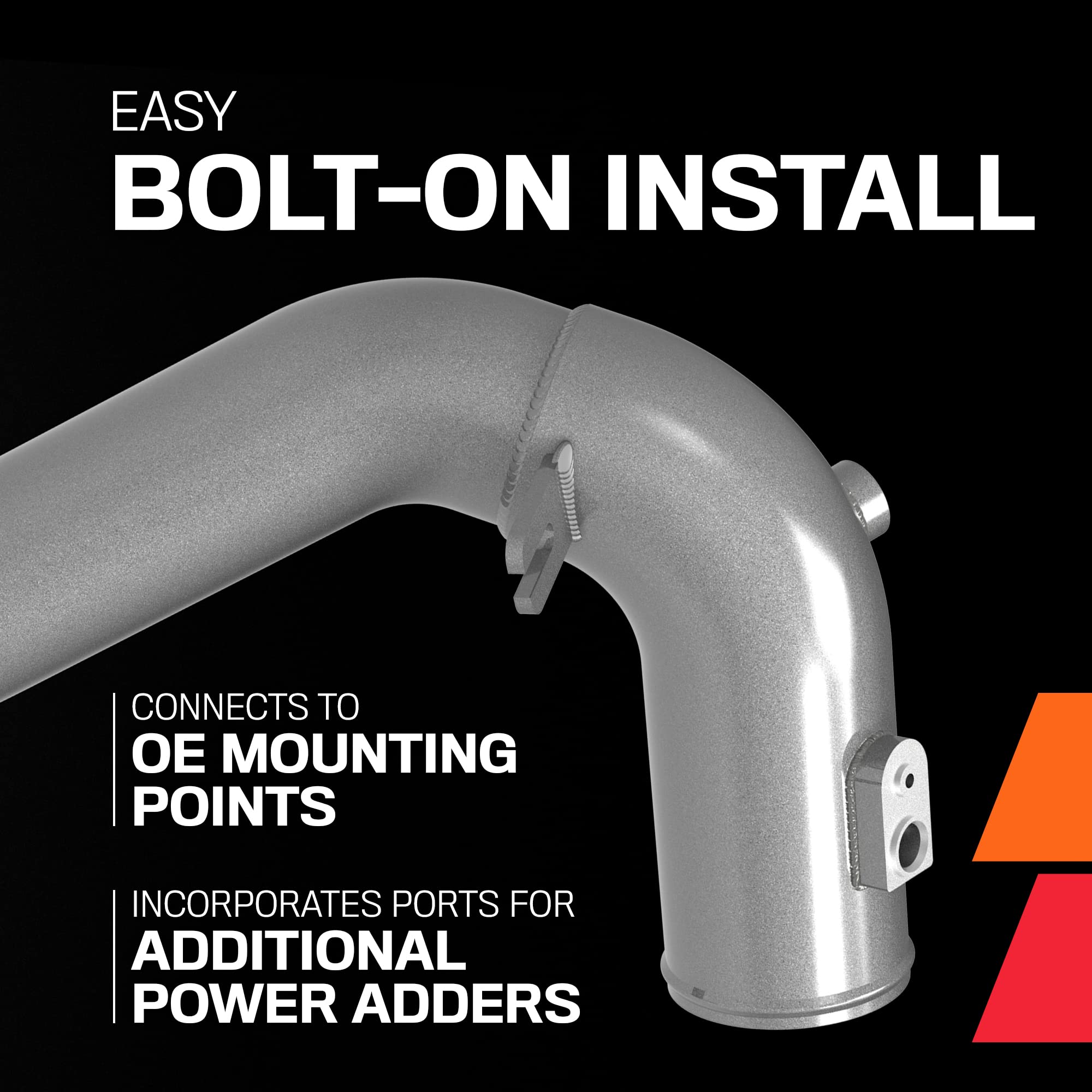 K&N Cold Air Intake System: High-Flow Air-Filter, Horsepower & Increase Performance: Compatible with 2020-2024 CHEVROLET Silverado 2500 HD & 3500 HD; 2020-2024 GMC Sierra 2500 HD & 3500 HD; 77-1011KC