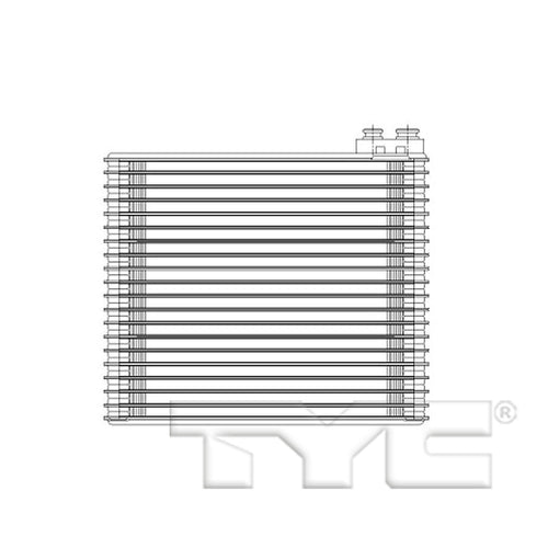 Replacement TYC 97201 Evaporator