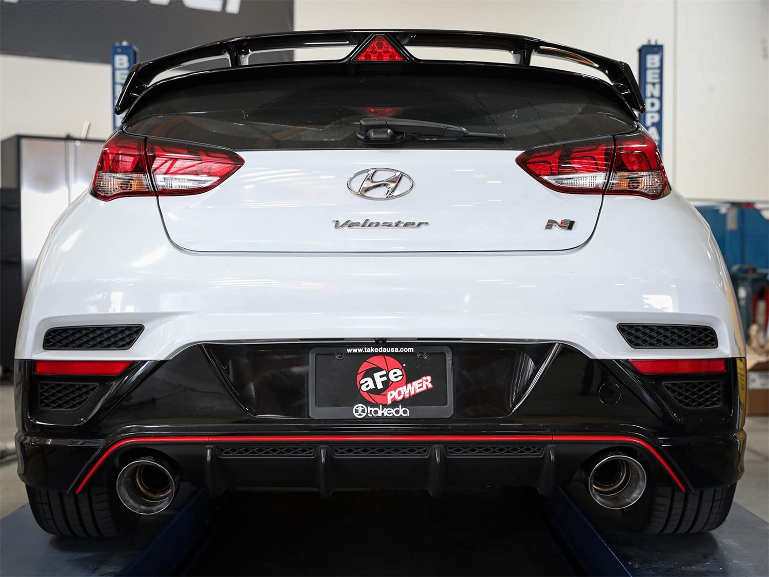 Takeda aFe Power 49-37007-P 3 IN 304 Stainless Steel Axle-Back Exhaust System w/Polished Tips