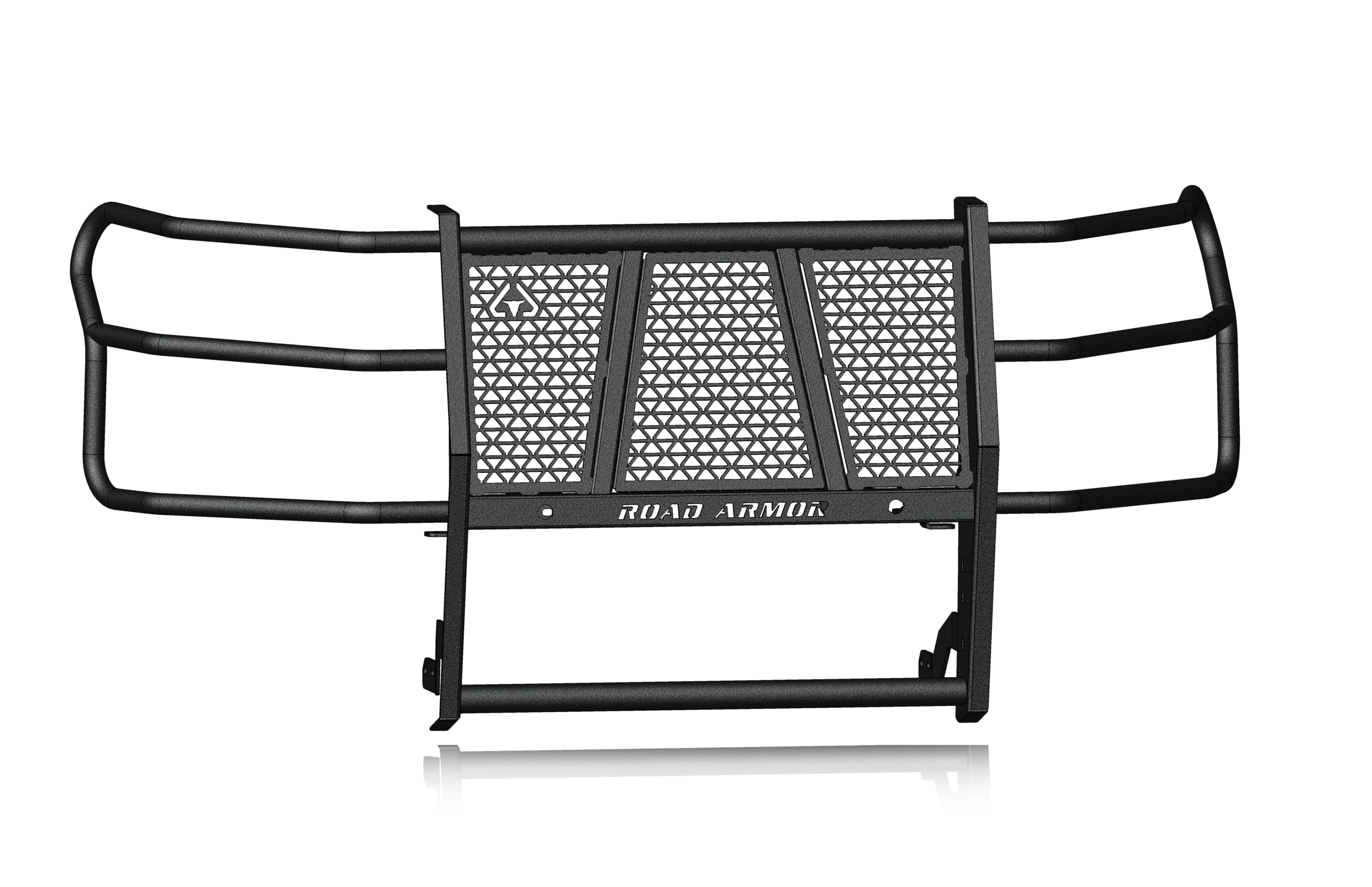 Vaquero Road Armor 3202-BRSH Front Grille Guard - Texture Black - Compatible with: 2020-2026 Chevy Silverado 2500 3500