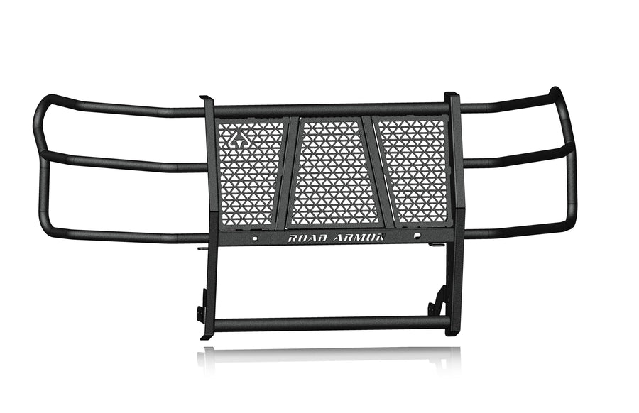 Vaquero Road Armor 3202-BRSH Front Grille Guard - Texture Black - Compatible with: 2020-2026 Chevy Silverado 2500 3500