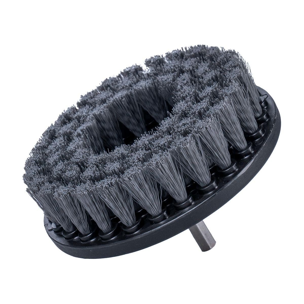 Chemical Guys ACC506 Multi-Surface Light Duty Spinner Drill Brush Attachment (Fits Any Standard Drill - Power Scrubber Removes Stains & Gently Cleans Upholstery, Fabric and Carpet), Gray