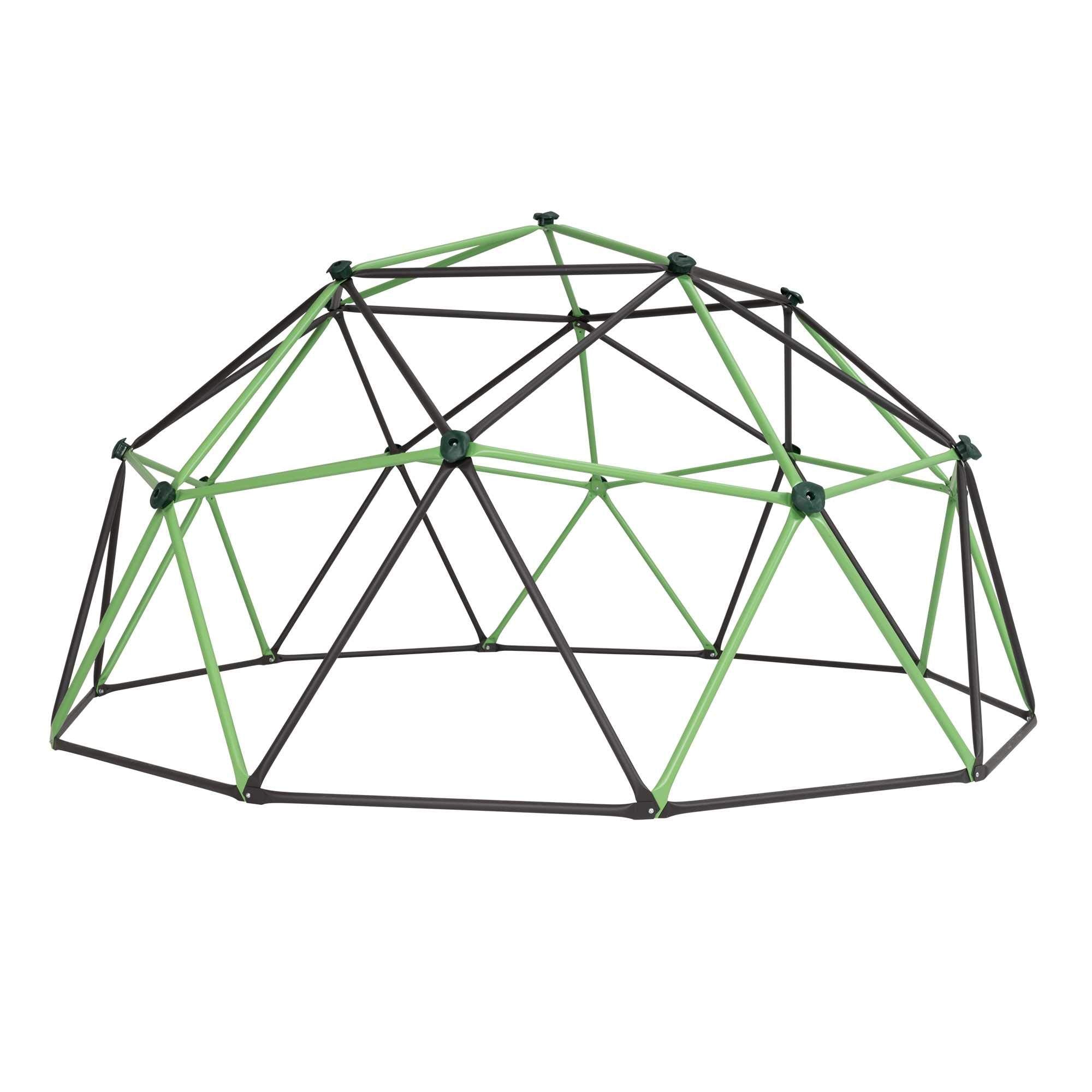 Lifetime Geometric Dome Climber 90951 Jungle Gym, 5.5' High x 11' Wide, Mantis Green & Bronze, 66-Inch