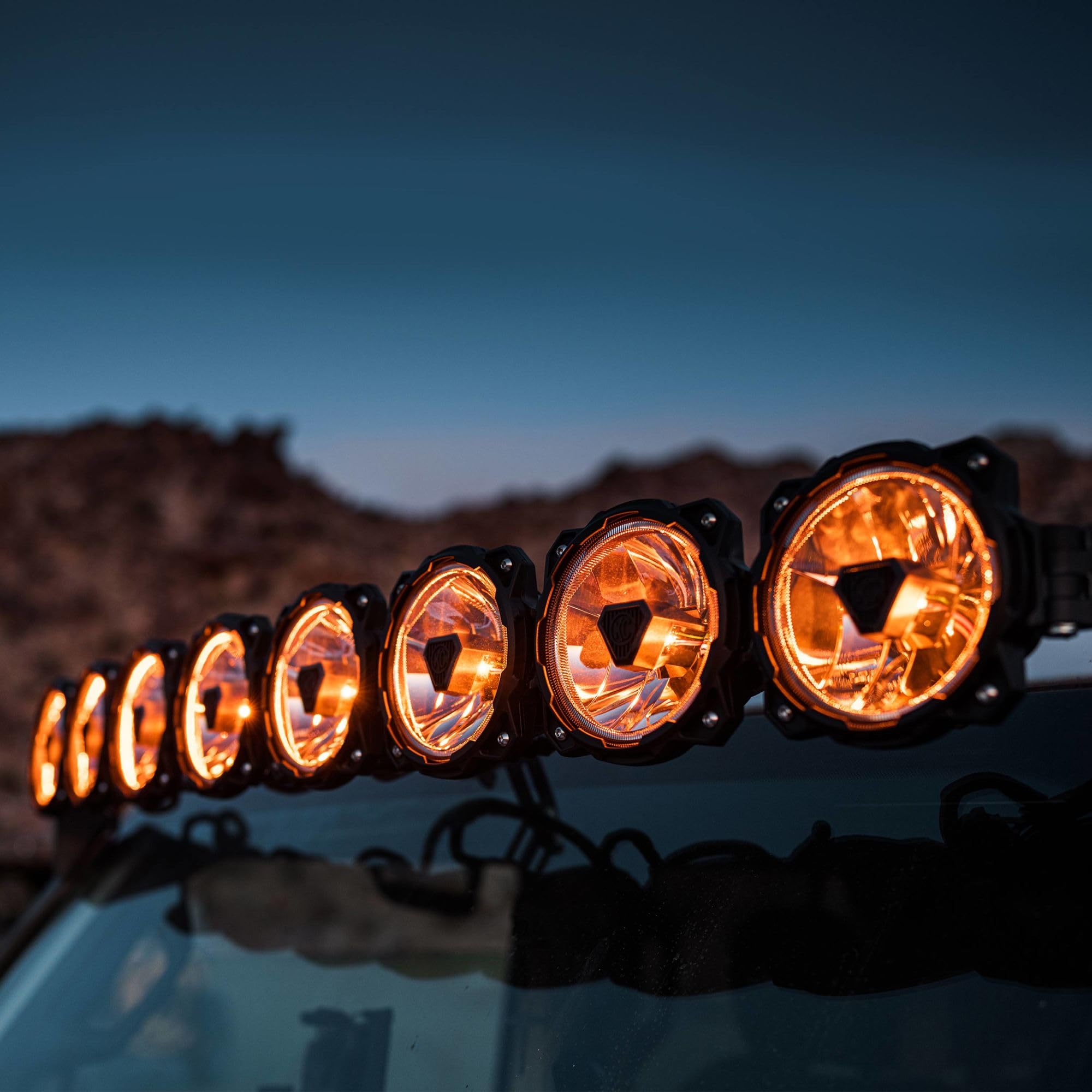 50" KC Hilites Gravity® Titan™ LED Light Bar - 8-Light