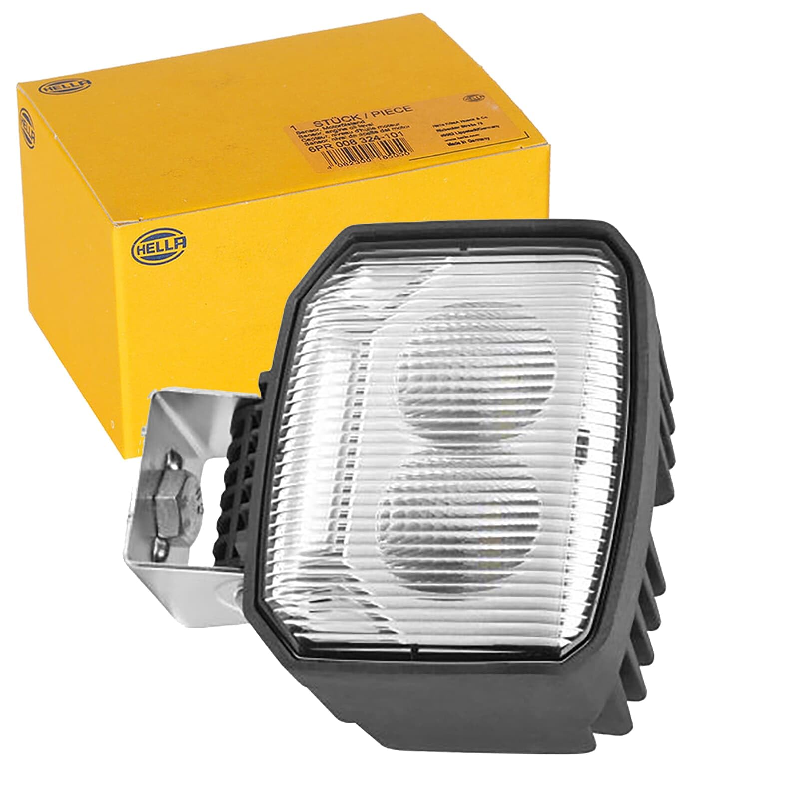 HELLA LED Work Light 1GA 996 588-001 - Power Beam S - 12/24 V - 1000 lm - Screwed/Mounted - Pivoting Mounting Bracket/Hanging/Standing - Near Field Illumination - Plug: German Plug