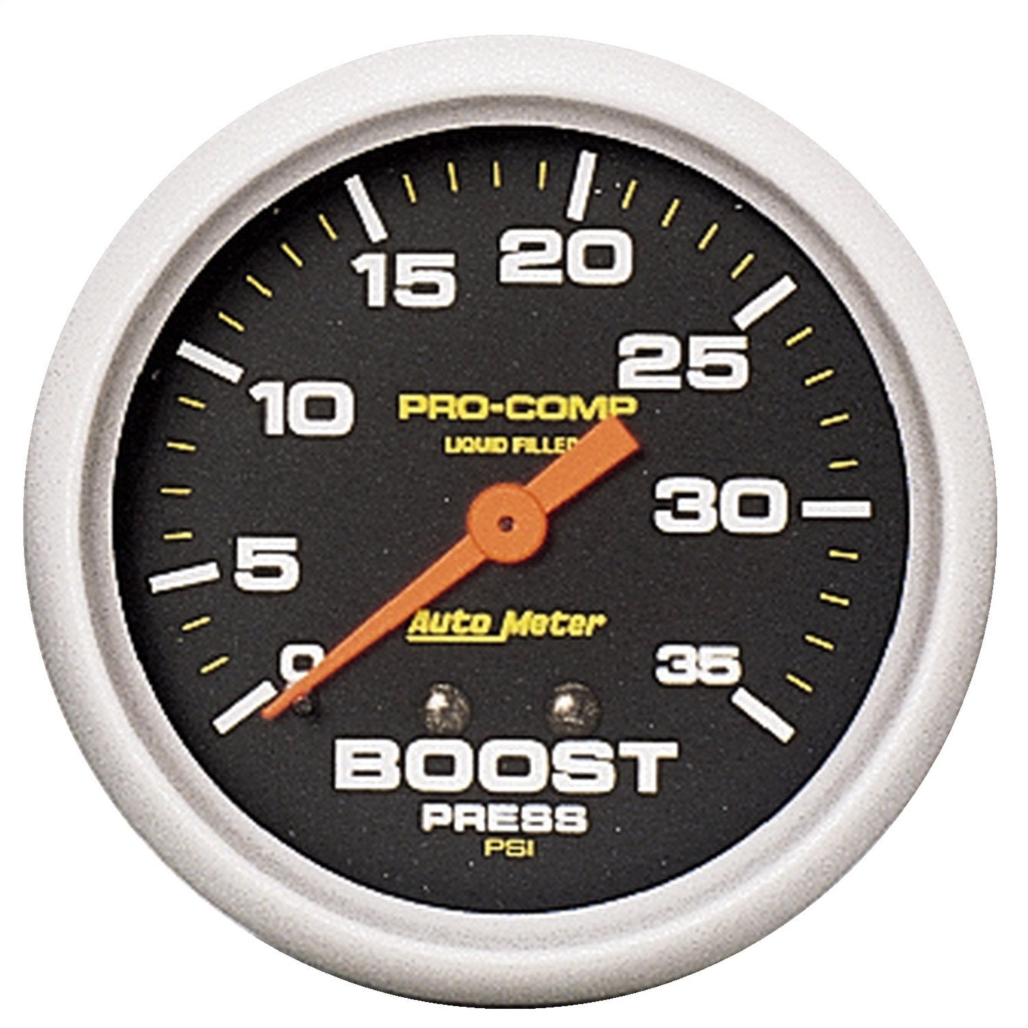 Auto Meter Pro-Comp 5404 Liquid-Filled Mechanical Boost Gauge, 2.625 in.