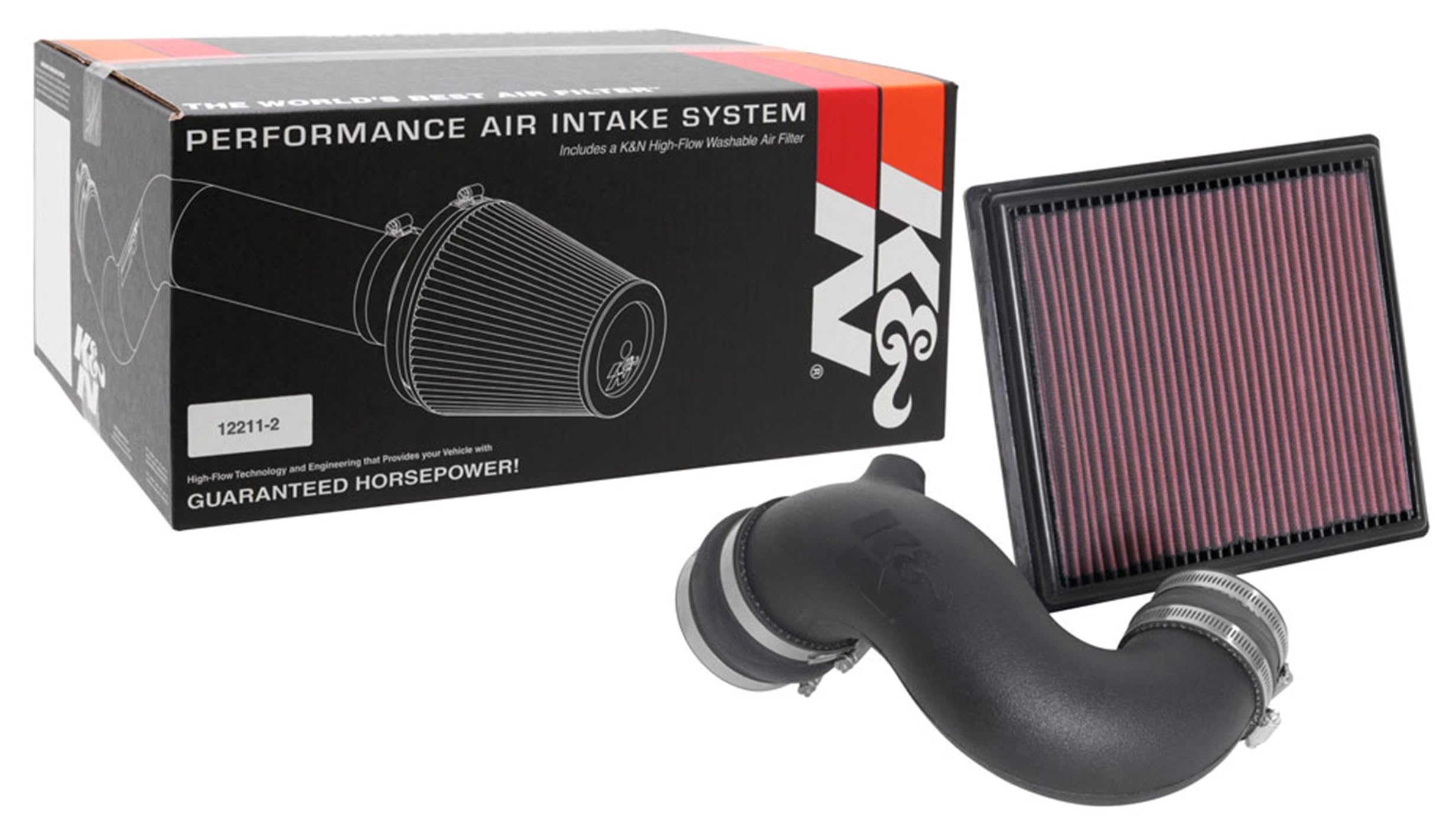 K&N Cold Air Intake Kit: Increase Horsepower up to 4.7HP / 3.9TQ, High Performance: 50-State Legal: Compatible with 2017-2022 CHEVROLET Colorado; 2017-2022 GMC Canyon, 57-3107