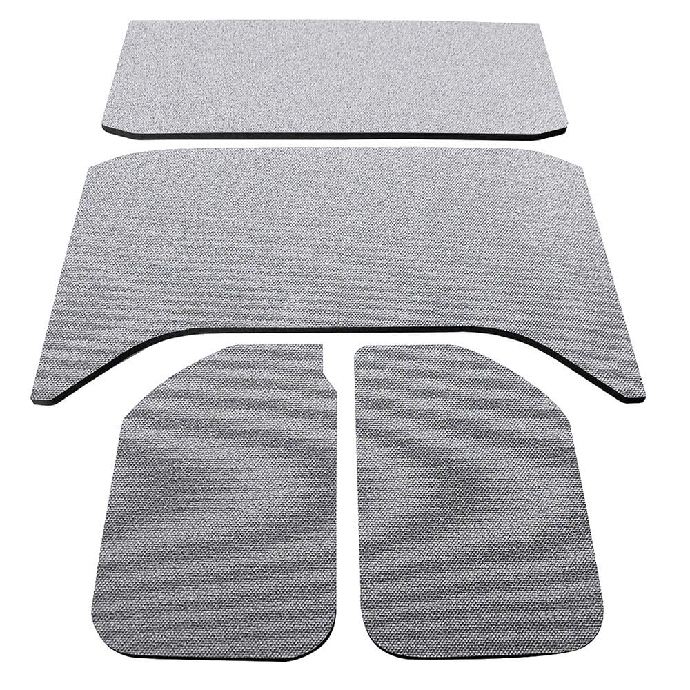 Boom Mat Design Engineering 050139 Grey Sound Deadening Headliner Compatible with 4-Door Jeep Wrangler JK (2011-2018)