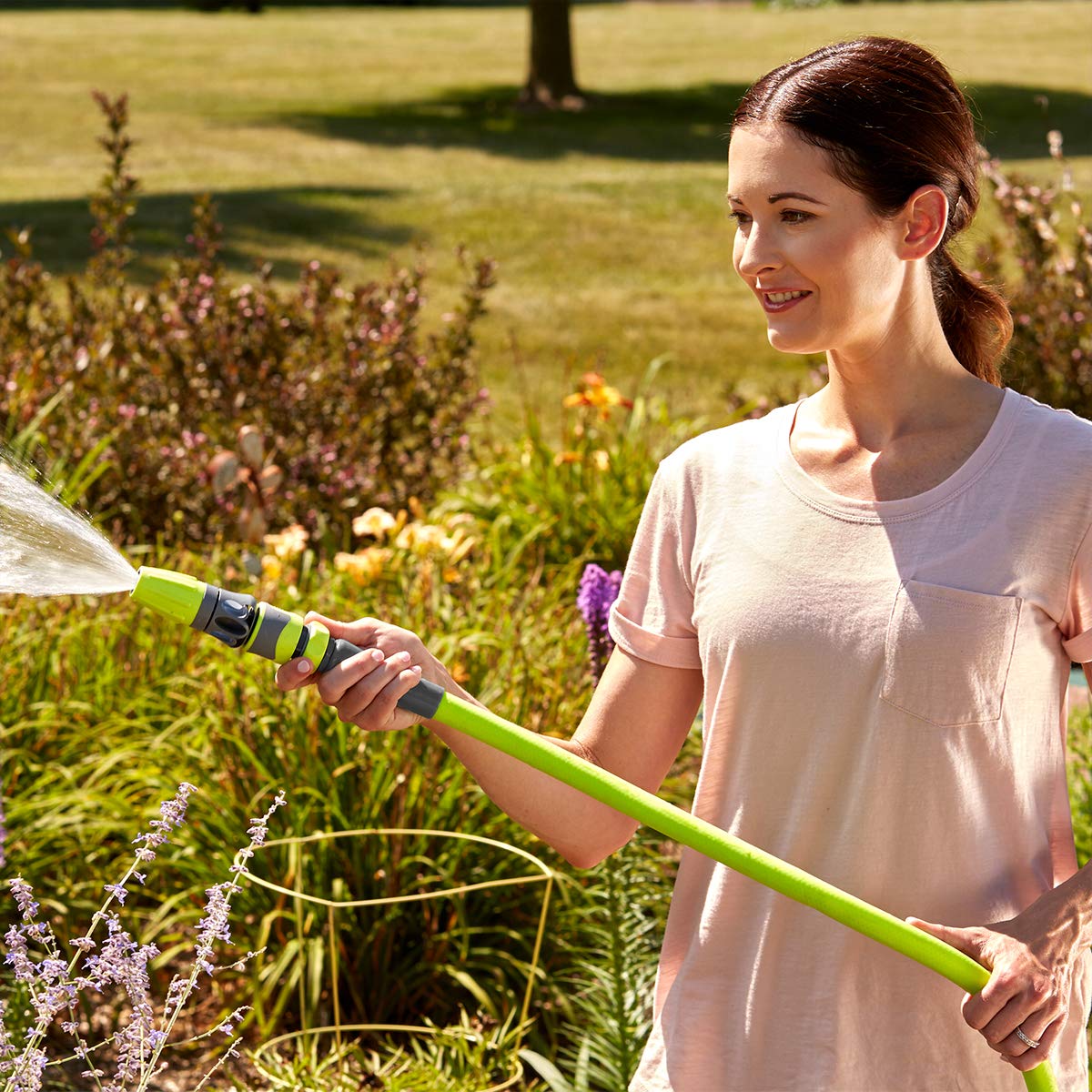 Garden Hose Flexzilla 3/4 in. x 50 ft., Lightweight All-Weather Water Hose, Durable and Flexible, Leak-Free Connections