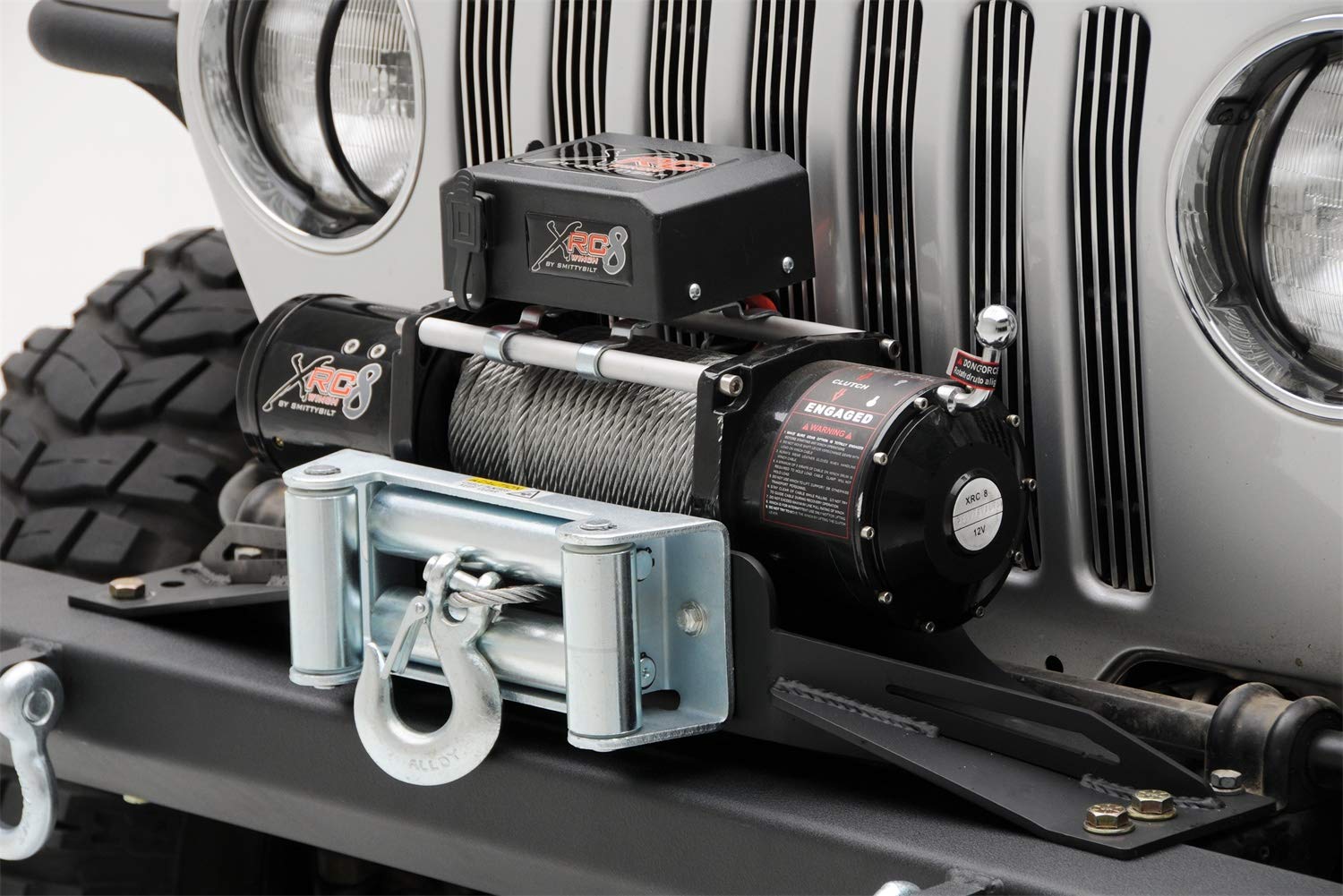 WINCH SmittyBilt PLATE RAISED YJ/TJ - SB2802