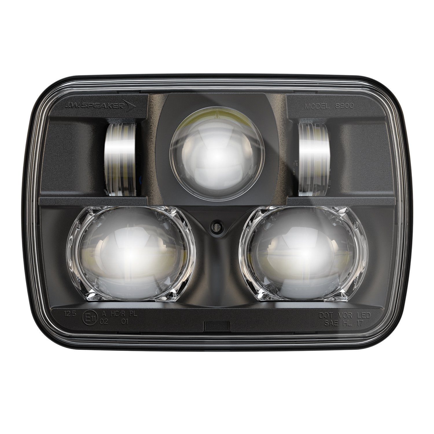 8900-Ev2 J.W. SPEAKER 12/24V Dot/Ece Non-HTD Black