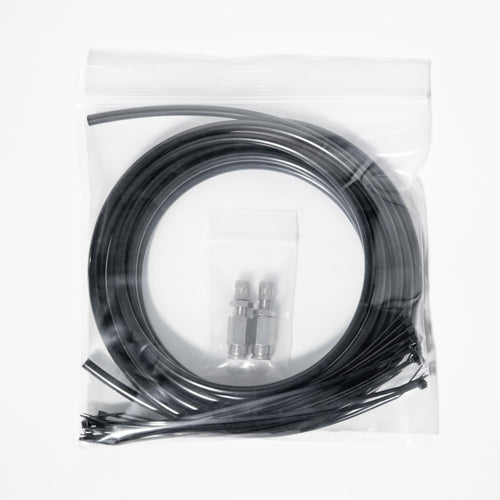 Replacement LOGIQ 88-90003 Manual Inflation Kit (16' of 1/4" Air Line, Qty 2 Schrader Inflation Valves, Qty 16 Zip Ties)